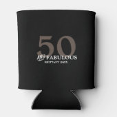 50と名付き素晴らしい誕生日クーラーボックス 缶クーラー (裏面)