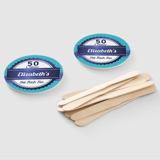 50と素晴らおもしろいしい更年期熱フラッシュファン ハンドファン (組立なし)