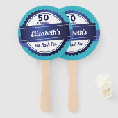 50と素晴らおもしろいしい更年期熱フラッシュファン ハンドファン (正面&裏面)