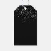 50と素晴らしいエレガントスクリプトブラック50誕生日 ギフトタグ (裏面)