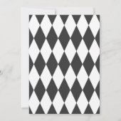 50と素晴らしいカクテルと真珠の誕生日 招待状 (裏面)