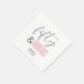 50と素晴らしいカスタム誕生日スモダンクリプト スタンダードカクテルナプキン (角)