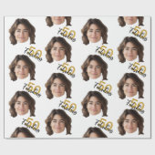 50と素晴らしいカスタム顔写真 ラッピングペーパー (フラット)