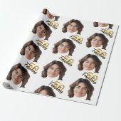 50と素晴らしいカスタム顔写真 ラッピングペーパー (アンロールド)