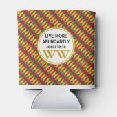 50と素晴らしいグレナダ国旗のカスタム聖なる書物、 経典 缶クーラー (裏面)