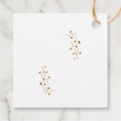 50と素晴らしいゴールデンバースデーパーティーのメッセージカード フェイバータグ (裏面)