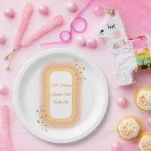 50と素晴らしいゴールデンバースデーパーティー紙プレート ペーパープレート (パーティー)