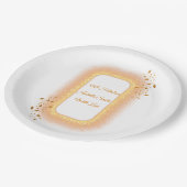 50と素晴らしいゴールデンバースデーパーティー紙プレート ペーパープレート (アングル)