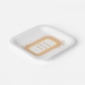 50と素晴らしいゴールデンバースデーパーティー紙プレート ペーパープレート (傾斜あり)