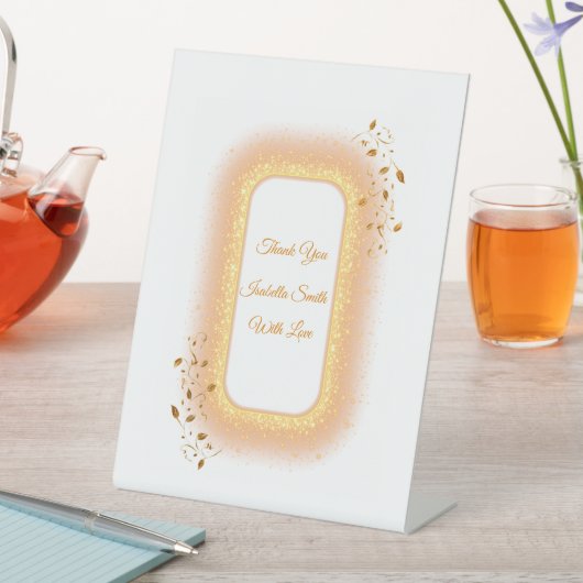 50と素晴らしいゴールデンバースデーペデスタルサイン 台座サイン (インサイチュ)