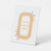 50と素晴らしいゴールデンバースデーペデスタルサイン 台座サイン (正面)