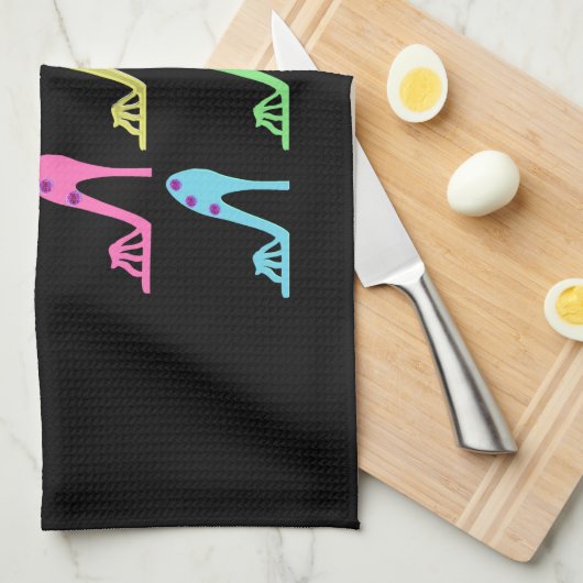 50と素晴らしいシュークイーン キッチンタオル (四つ折り)