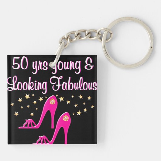 50と素晴らしいシュークイーン キーホルダー (裏面)