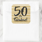 50と素晴らしいシール スクエアシール (バッグ)