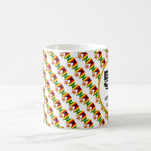 50と素晴らしいジンバブエ コーヒーマグカップ (中央)