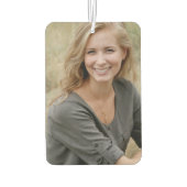 50と素晴らしいスクリプエレガントト誕生日写真 カーエアーフレッシュナー (裏面)