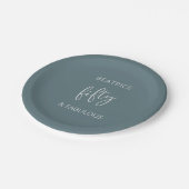 50と素晴らしいスクリプモダント ペーパープレート (アングル)