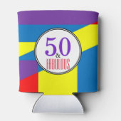 50と素晴らしいストライプパターン 缶クーラー (裏面)