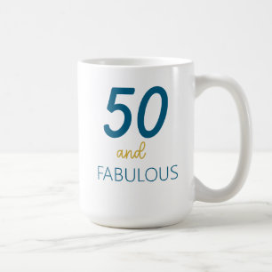50と素晴らしいティール(緑がかった色)と金ゴールドマグカップ コーヒーマグカップ