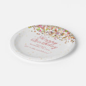 50と素晴らしいハッピーバースデーパーティー紙プレート ペーパープレート (アングル)