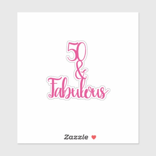 50と素晴らしいハッピー50番目の誕生日エレガント2020 シール (シート)