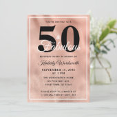 50と素晴らしいバラ金ゴールドグラムバースデーパーティー 招待状 (スタンド正面)