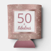 50と素晴らしいバラ金ゴールドグラム50th誕生日パーティー 缶クーラー (裏面)