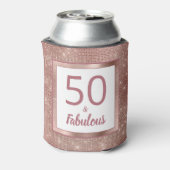 50と素晴らしいバラ金ゴールドグラム50th誕生日パーティー 缶クーラー (缶裏面)