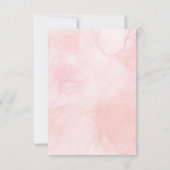 50と素晴らしいバラ金ゴールドフローラ50誕生日 招待状 (裏面)