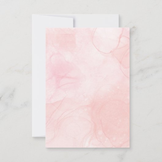 50と素晴らしいバラ金ゴールドフローラ50誕生日 招待状 (裏面)