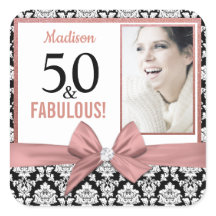 50と素晴らしいバラ金ゴールドボウダマスク50誕生日