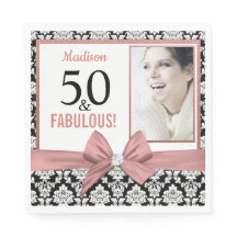 50と素晴らしいバラ金ゴールドボウダマスク50誕生日