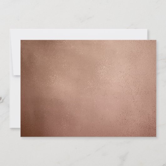 50と素晴らしいバラ金ゴールド50番目の誕生日招待状 招待状 (裏面)