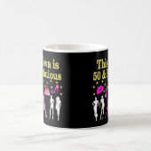 50と素晴らしいパリデザイン コーヒーマグカップ (中央)