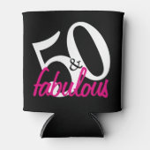 50と素晴らしいパーソナライズされたクーラーボックス 缶クーラー (正面)