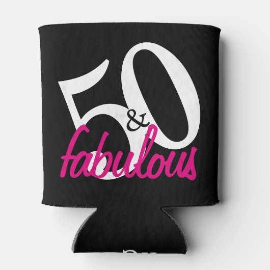 50と素晴らしいパーソナライズされたクーラーボックス 缶クーラー (裏面)