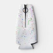 50と素晴らしいピンクの紙吹雪誕生祝い ボトルクーラー (裏面)