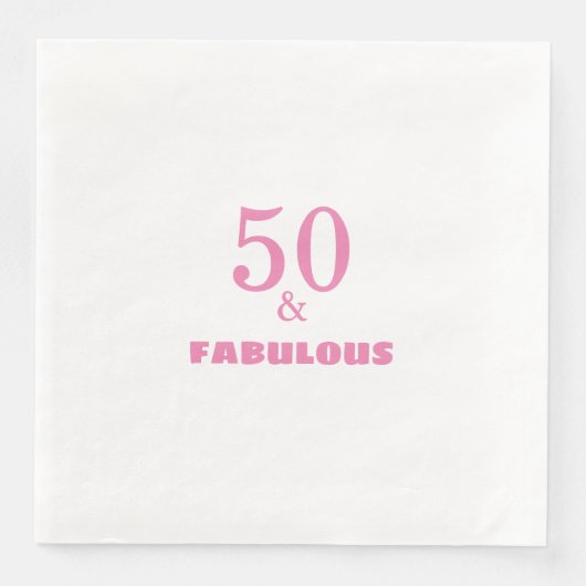 50と素晴らしいピンクスタイリッシュの誕生日パーティー2022 (正面)