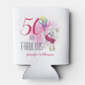 50と素晴らしいピンクドッグとバルーンクーラーボックス 缶クーラー (裏面)