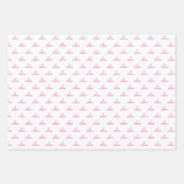 50と素晴らしいピンクパーソナライズされたの誕生日パーティーW ラッピングペーパーシート (正面)