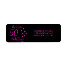 50と素晴らしいピンクブラック ラベル