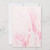 50と素晴らしいピンク50th誕生日パーティー 招待状 (裏面)