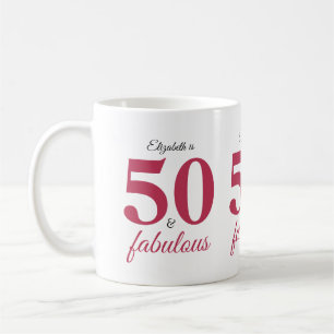 50と素晴らしいピンク コーヒーマグカップ