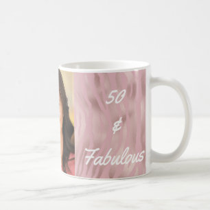 50と素晴らしいフォトピンクゼブラ コーヒーマグカップ