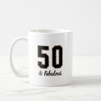 50と素晴らしいブラックとレオパードのプリント コーヒーマグカップ
