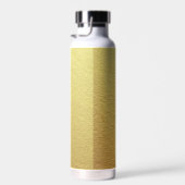 50と素晴らしいブラックスクリプトゴールドフェイクフォイルのテクスチャ ウォーターボトル (右面)