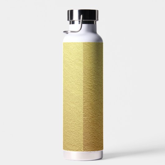 50と素晴らしいブラックスクリプトゴールドフェイクフォイルのテクスチャ ウォーターボトル (右面)