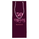 50と素晴らしいブルゴーニュ ワインギフトバッグ (裏面)