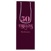 50と素晴らしいブルゴーニュ ワインギフトバッグ (正面)