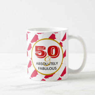 50と素晴らしいポーランド国旗 コーヒーマグカップ